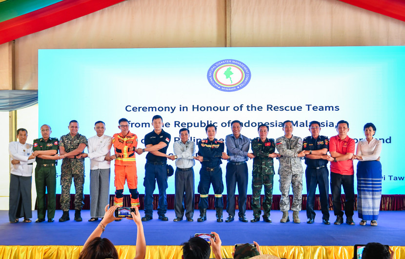 Các Đoàn công tác tìm kiếm cứu nạn, Bộ Công an kết thúc nhiệm vụ tại Myanmar