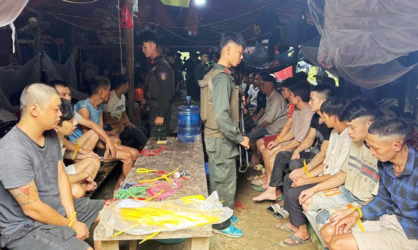 Công an tỉnh Sơn La phát hiện, xử lý nhóm khai thác vàng trái phép