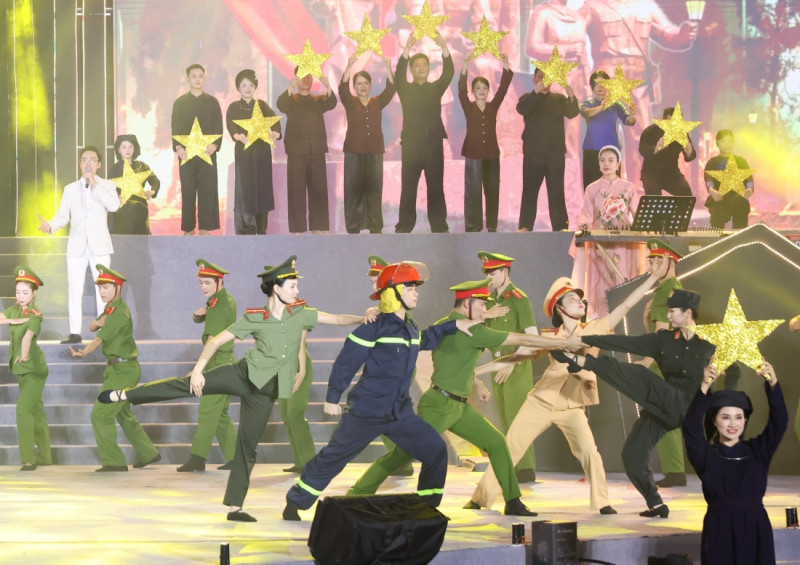 Một trong những tiết mục đặc sắc trong chương trình nghệ thuật