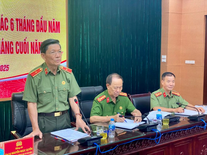 Thiếu tướng Nguyễn Đức Nghi, Chủ tịch Hội Cựu Công an nhân dân thành phố Hà Nội phát biểu tại Hội nghị sơ kết công tác 6 tháng đầu năm và triển khai Chương trình công tác trọng tâm 6 tháng cuối năm 2025 của Hội Cựu Công an nhân dân thành phố Hà Nội Thiếu tướng Nguyễn Đức Nghi, Chủ tịch Hội Cựu Công an nhân dân thành phố Hà Nội phát biểu tại Hội nghị sơ kết công tác 6 tháng đầu năm và triển khai Chương trình công tác trọng tâm 6 tháng cuối năm 2025 của Hội Cựu Công an nhân dân thành phố Hà Nội