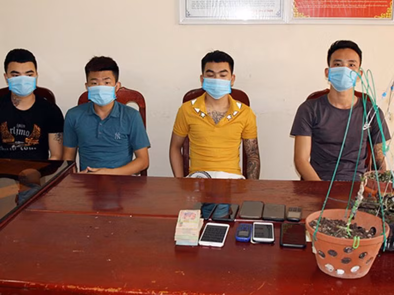 Nhóm đối tượng và tang vật