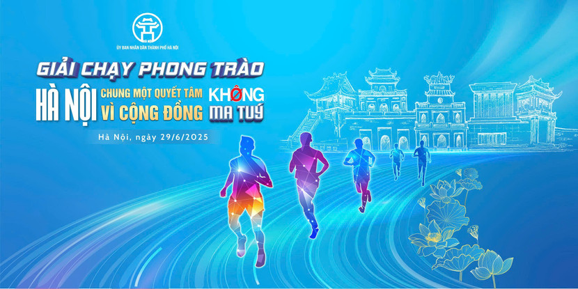 Giải chạy phong trào với chủ đề “Ngàn bước chạy - Hà Nội chung một quyết tâm vì cộng đồng không ma tuý” Giải chạy phong trào với chủ đề “Ngàn bước chạy - Hà Nội chung một quyết tâm vì cộng đồng không ma tuý”
