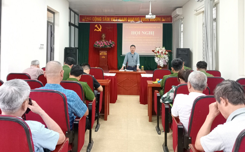 Ông Đỗ Đức Thông - Phó chủ tịch UBND phường Mễ Trì cho biết người đứng đầu cần nâng cao kỹ năng xử lý tình huống cháy, nổ để hạn chế thiệt hại do cháy gây ra