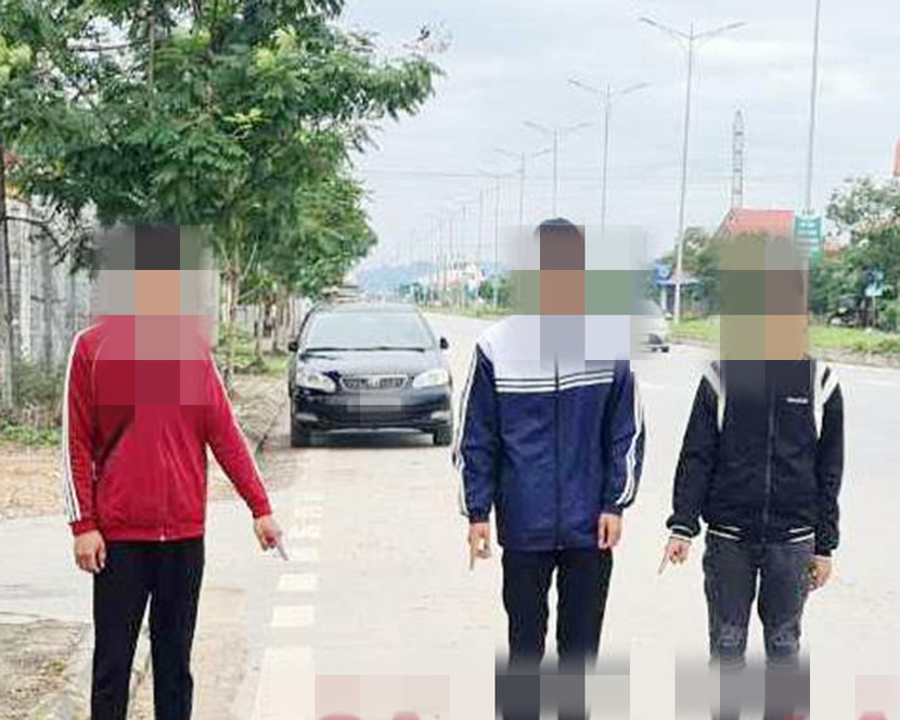 Các đối tượng chỉ vị trí gây án