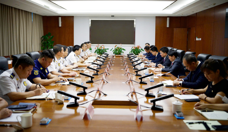 Toàn cảnh buổi làm việc giữa đoàn công tác của Cục Cảnh sát PCCC và CNCH - Bộ Công an Việt Nam với Tổng Đội PCCC Bắc Kinh - Trung Quốc