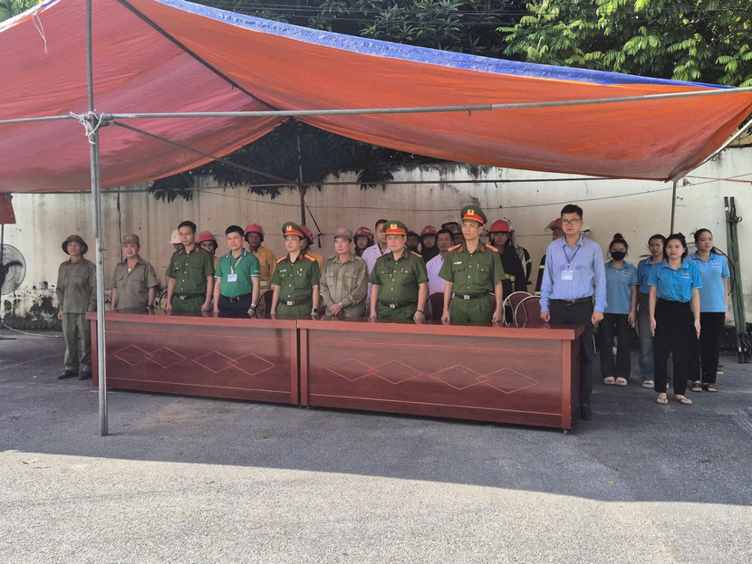 Các lực lượng tham gia diễn tập