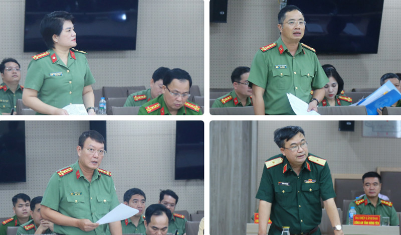 Các đại biểu tham luận tại Hội nghị