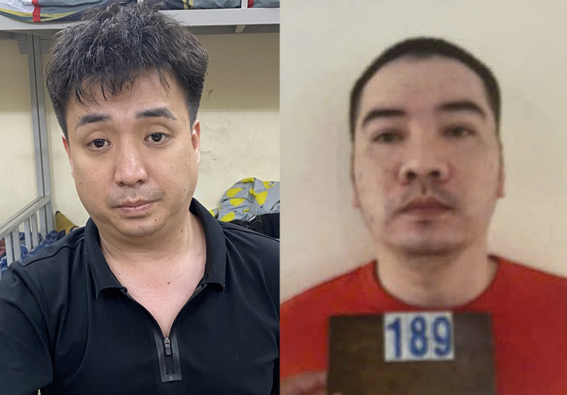 Đối tượng Trần Ngọc Đức và Nguyễn Đình Huy