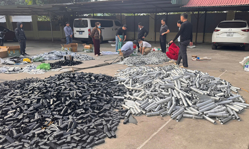 Số lượng lớn tang vật