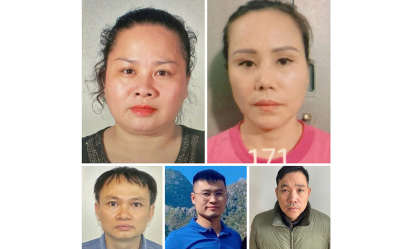 Các đối tượng liên quan vụ án