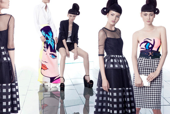 Kha Mỹ Vân, Thùy Trang và Chà Mi nổi bật với phong cách Pop Art ảnh 2