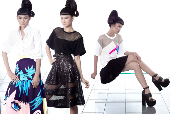 Kha Mỹ Vân, Thùy Trang và Chà Mi nổi bật với phong cách Pop Art ảnh 3