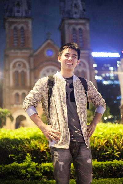 Hot boy Thái Lan Nick Pavich “rong chơi” Sài thành ảnh 1