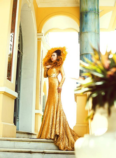 Mc Kim Trang hoá thân thành Nữ thần mặt trời ảnh 8 Mc Kim Trang hoá thân thành Nữ thần mặt trời ảnh 8