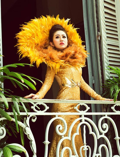 Mc Kim Trang hoá thân thành Nữ thần mặt trời ảnh 6 Mc Kim Trang hoá thân thành Nữ thần mặt trời ảnh 6