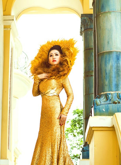 Mc Kim Trang hoá thân thành Nữ thần mặt trời ảnh 9 Mc Kim Trang hoá thân thành Nữ thần mặt trời ảnh 9