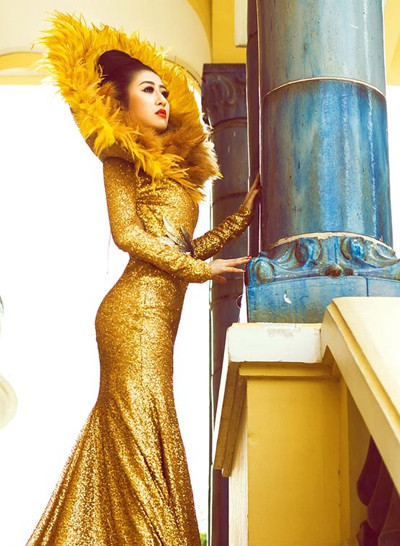 Mc Kim Trang hoá thân thành Nữ thần mặt trời ảnh 11 Mc Kim Trang hoá thân thành Nữ thần mặt trời ảnh 11