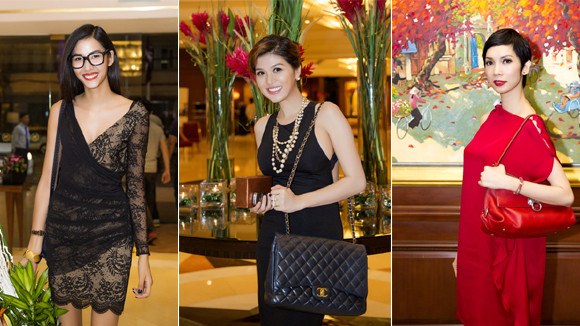 Hồng Quế - Vũ Tuấn Việt tay trong tay đi dự tiệc ảnh 9