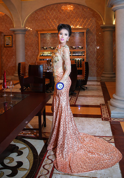 Thí sinh Hoa hậu Đại dương lộng lẫy trong trang phục dạ hội ảnh 11 Thí sinh Hoa hậu Đại dương lộng lẫy trong trang phục dạ hội ảnh 11