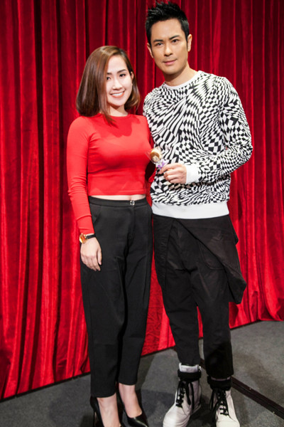 Trâm Ruco mừng sinh nhật ngôi sao Hồng Kông Trịnh Gia Dĩnh ảnh 3