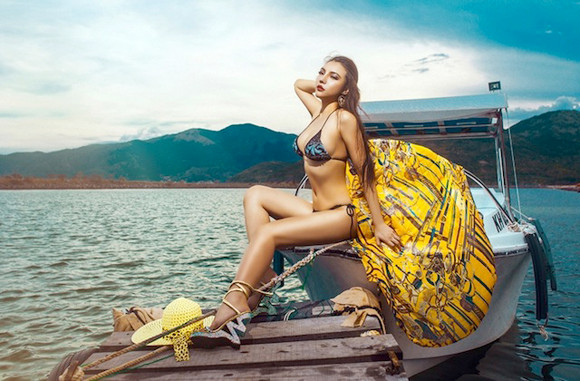 Siêu mẫu phong cách Jenny Nguyễn quyến rũ với bikini ảnh 7