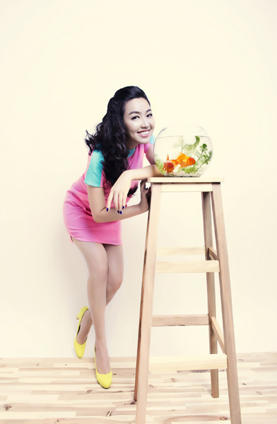 Lê Khánh xuất hiện trẻ đẹp sau khi giảm cân ảnh 2 Lê Khánh xuất hiện trẻ đẹp sau khi giảm cân ảnh 2