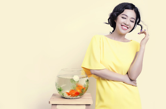 Lê Khánh xuất hiện trẻ đẹp sau khi giảm cân ảnh 5 Lê Khánh xuất hiện trẻ đẹp sau khi giảm cân ảnh 5