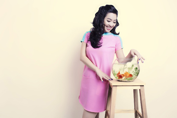 Lê Khánh xuất hiện trẻ đẹp sau khi giảm cân ảnh 1 Lê Khánh xuất hiện trẻ đẹp sau khi giảm cân ảnh 1