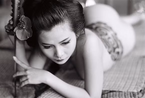 Người mẫu Xuân Thuỳ hoá thân thành nữ kiếm sĩ Samurai ảnh 8