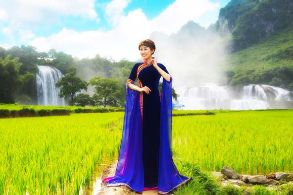 MC Kim Trang hoá thân tiên nữ miền sơn cước ảnh 7 MC Kim Trang hoá thân tiên nữ miền sơn cước ảnh 7