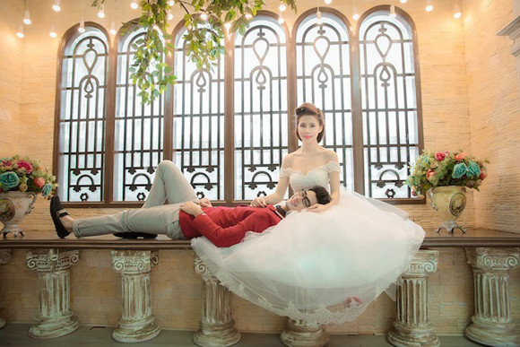 Phạm Minh Minh khoe vẻ đẹp như thiên thần cùng váy cưới ảnh 3 Phạm Minh Minh khoe vẻ đẹp như thiên thần cùng váy cưới ảnh 3