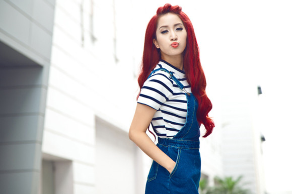 Khánh Thi diện… yếm trẻ trung đi tìm thí sinh bước nhảy hoàn vũ ảnh 3