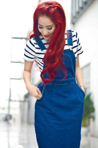 Khánh Thi diện… yếm trẻ trung đi tìm thí sinh bước nhảy hoàn vũ ảnh 2