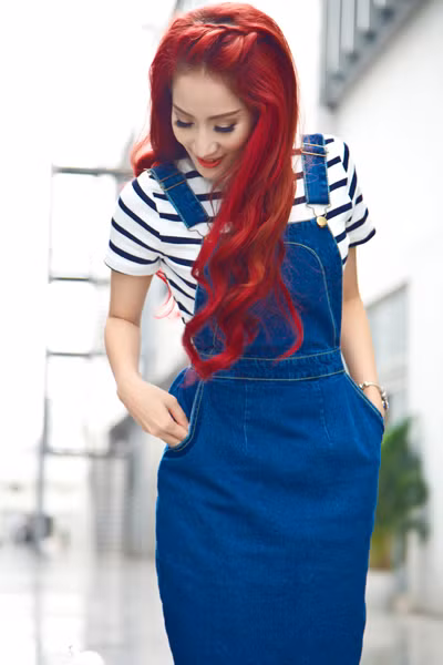 Khánh Thi diện… yếm trẻ trung đi tìm thí sinh bước nhảy hoàn vũ ảnh 2