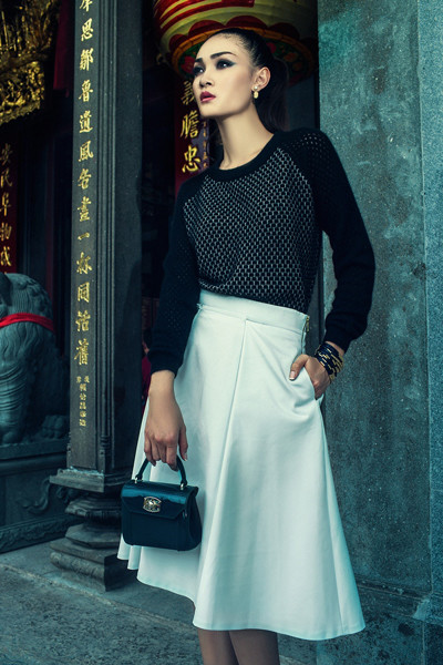 Thùy Trang Next Top Model quyến rũ với hương sắc mùa thu ảnh 8