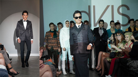 Nghệ sỹ Việt đến ủng hộ Nam vương châu Á diễn thời trang tại Việt Nam ảnh 6