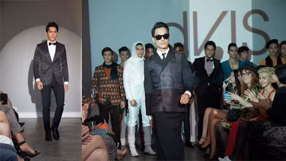 Nghệ sỹ Việt đến ủng hộ Nam vương châu Á diễn thời trang tại Việt Nam ảnh 6