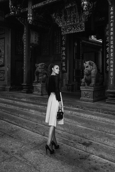 Thùy Trang Next Top Model quyến rũ với hương sắc mùa thu ảnh 7