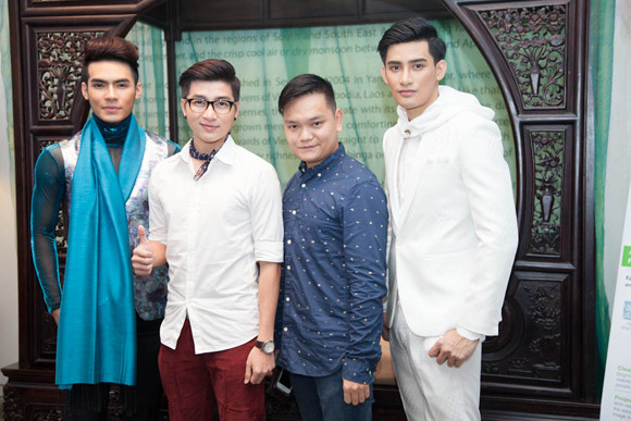 Nghệ sỹ Việt đến ủng hộ Nam vương châu Á diễn thời trang tại Việt Nam ảnh 1