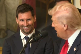 Tổng thống Trump tiếp đón Messi tại Nhà Trắng
