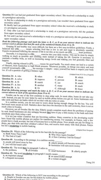 Đáp án gợi ý 9 đề thi minh họa kỳ thi tốt nghiệp THPT 1023