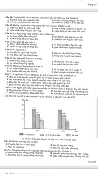 Đáp án gợi ý 9 đề thi minh họa kỳ thi tốt nghiệp THPT 1023
