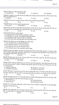 Đáp án gợi ý 9 đề thi minh họa kỳ thi tốt nghiệp THPT 1023