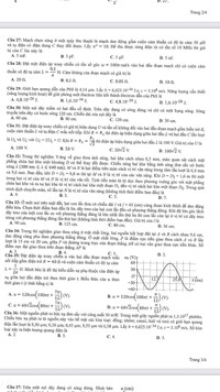 Đáp án gợi ý 9 đề thi minh họa kỳ thi tốt nghiệp THPT 1023