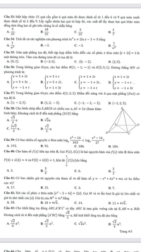 Đáp án gợi ý 9 đề thi minh họa kỳ thi tốt nghiệp THPT 1023
