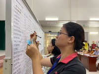 Hà Nội: Thời tiết thuận lợi trong ngày đầu diễn ra kỳ thi vào lớp 10 đông nhất cả nước 