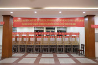 [Ảnh] ĐHQG Hà Nội lên phương án đảm bảo an toàn cho 900 sinh viên tham gia bầu cử