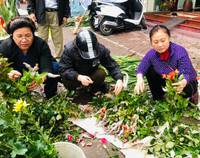 [Ảnh] 29 Tết nắng đẹp, chợ chật như nêm