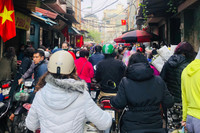 [Ảnh] 29 Tết nắng đẹp, chợ chật như nêm