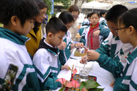 [Ảnh] Cùng xem học sinh tạo lập hệ thống tưới cây tự động trong 9 ngày nghỉ Tết Tân Sửu